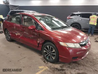 2009 Honda Civic Sdn LX with VIN 2HGFA16549H348667, listed as a IAAI auction lot 41935076 with 145,413 mi miles. Bid and sale history available at carsss.com. Image 1.