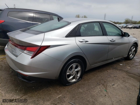 2021 Hyundai Elantra SE with VIN 5NPLL4AG6MH014114, listed as a Copart auction lot 51601964 with 27,240 mi miles and Clean Title. Bid and sale history available at carsss.com. Image 3.