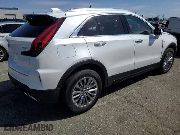 2025 Cadillac XT4 FWD Premium Luxury with VIN 1GYFZCR45SF120216, listed as a Copart auction lot 49642515 with Not provided miles and Salvage title. Bid and sale history available at DreamBid. Image 3.