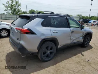 2021 Toyota RAV4 Hybrid XSE with VIN JTME6RFV4MJ008033, listed as a Copart auction lot 59039665 with 174,302 mi miles and Salvage title. Bid and sale history available at DreamBid. Image 3.