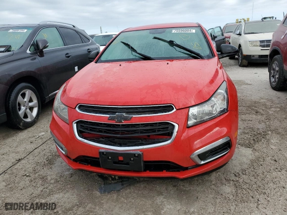 2016 Chevrolet Cruze Limited LS with VIN 1G1PC5SH9G7215649, listed as a Copart auction lot 75596004 with 0 mi miles and Non Repairable. Bid and sale history available at carsss.com. Image 5.