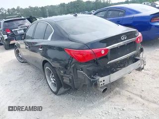 2014 Infiniti Q50 Premium z VIN JN1BV7APXEM680281, wystawiony jako IAAI lot #42084485 z przebiegiem 117 469 mil mil oraz . Historia ofert i sprzedaży dostępna na DreamBid. Obrazek 3.