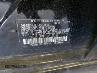 2024 Subaru Impreza Sport with VIN JF1GUAFC0R8335161, listed as a Copart auction lot 79682694 with 11,962 mi miles and Salvage Title. Bid and sale history available at carsss.com. Image 12.