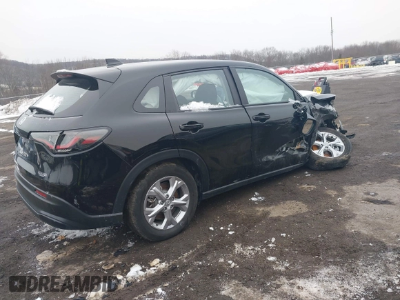 2024 Honda HR-V LX with VIN 3CZRZ2H31RM751605, listed as a IAAI auction lot 41554634 with 23,187 mi miles and . Bid and sale history available at DreamBid. Image 4.