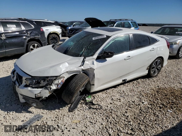2017 Honda Civic EX-T with VIN 2HGFC1F35HH645714, listed as a Copart auction lot 48989565 with Not Provided miles and Salvage Title. Bid and sale history available at carsss.com. Image 1.