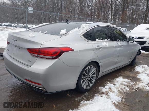 2017 Genesis G80 3.8L z VIN KMHGN4JE0HU203486, wystawiony jako IAAI lot #41571417 z przebiegiem 93 418 mil mil oraz . Historia ofert i sprzedaży dostępna na DreamBid. Obrazek 4.