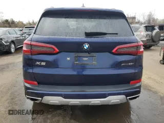 2020 BMW X5 xDrive40i with VIN 5UXCR6C05L9B00842, listed as a Copart auction lot 53187955 with Not provided miles and Salvage title. Bid and sale history available at DreamBid. Image 6.