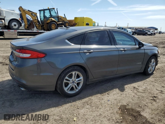 2018 Ford Fusion Hybrid SE with VIN 3FA6P0LU2JR274425, listed as a Copart auction lot 47828885 with 0 mi miles and Salvage Title. Bid and sale history available at carsss.com. Image 3.