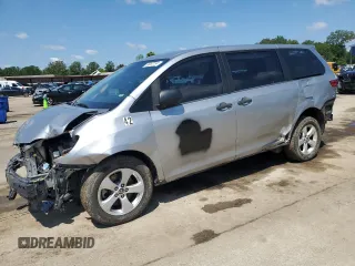 2018 Toyota Sienna L with VIN 5TDZZ3DCXJS928724, listed as a Copart auction lot 58067154 with 233,628 mi miles and Salvage Title. Bid and sale history available at DreamBid. Image 1.