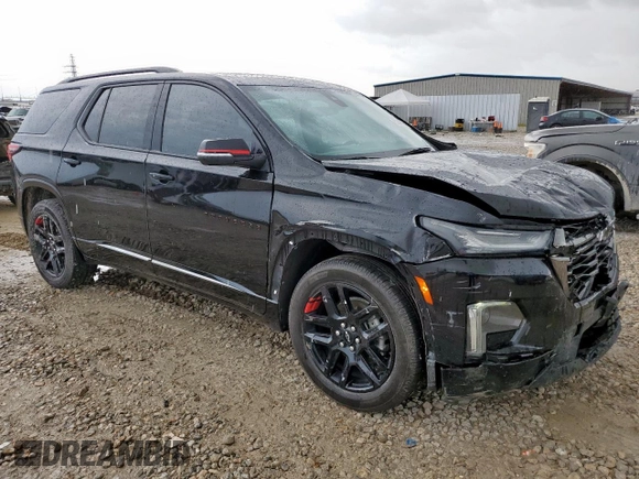 2023 Chevrolet Traverse Premier with VIN 1GNERKKWXPJ182441, listed as a Copart auction lot 61047555 with 151,567 mi miles and Salvage title. Bid and sale history available at DreamBid. Image 4.