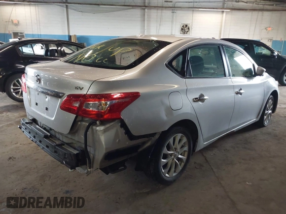 2019 Nissan Sentra SV z VIN 3N1AB7AP5KY453853, wystawiony jako IAAI lot #42187825 z przebiegiem 64 495 mil mil oraz . Historia ofert i sprzedaży dostępna na DreamBid. Obrazek 4.