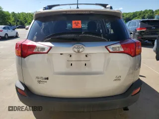 2015 Toyota RAV4 LE with VIN 2T3BFREV2FW406978, listed as a Copart auction lot 58397465 with 129,870 mi miles and Salvage title. Bid and sale history available at DreamBid. Image 6.