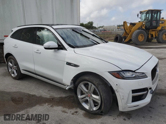 2019 Jaguar F-Pace 25t R-Sport with VIN SADCL2FX3KA352611, listed as a Copart auction lot 51287315 with 78,503 mi miles and Non Repairable. Bid and sale history available at DreamBid. Image 4.