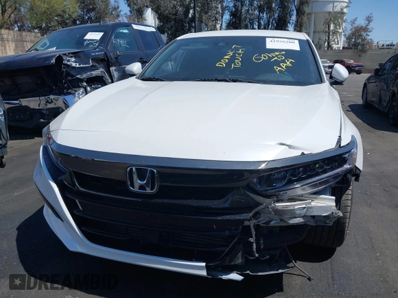 2019 Honda Accord Sport with VIN 1HGCV1F33KA041193, listed as a IAAI auction lot 41956200 with 171,700 mi miles and . Bid and sale history available at DreamBid. Image 12.