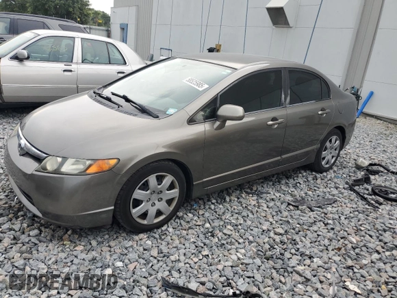 2008 Honda Civic LX z VIN 2HGFA16508H302686, wystawiony jako Copart lot #58525985 z przebiegiem 124 055 mil mil oraz Szkoda całkowita • Salvage title. Historia ofert i sprzedaży dostępna na DreamBid. Obrazek 1.