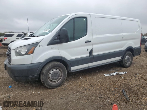 2018 Ford Transit with VIN 1FTYE1YM9JKA25907, listed as a Copart auction lot 46324975 with 253,828 mi miles and Salvage title. Bid and sale history available at DreamBid. Image 1.