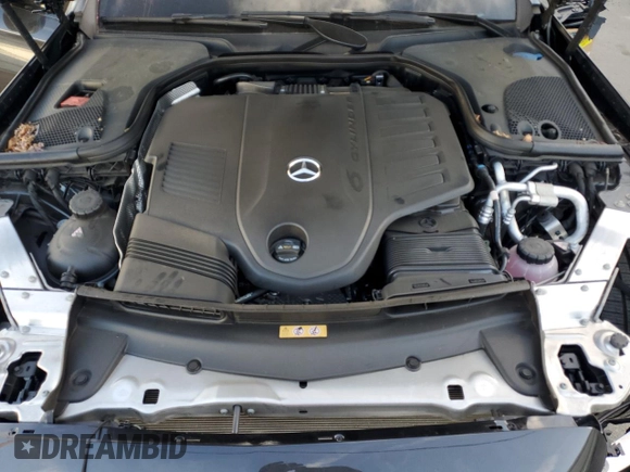 2023 Mercedes-Benz E 450 with VIN W1KZF5KB6PB185502, listed as a Copart auction lot 85794934 with 8,351 mi miles and Salvage Title. Bid and sale history available at DreamBid. Image 11.