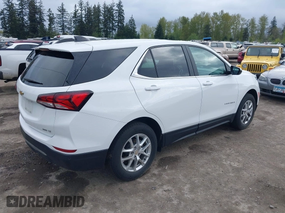 2024 Chevrolet Equinox LT with VIN 3GNAXUEG9RS181173, listed as a IAAI auction lot 42082890 with 27,575 mi miles. Bid and sale history available at carsss.com. Image 4.