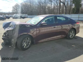 2019 Kia Optima S with VIN 5XXGT4L3XKG302870, listed as a Copart auction lot 47299945 with 44,891 mi miles and Salvage Title. Bid and sale history available at carsss.com. Image 1.