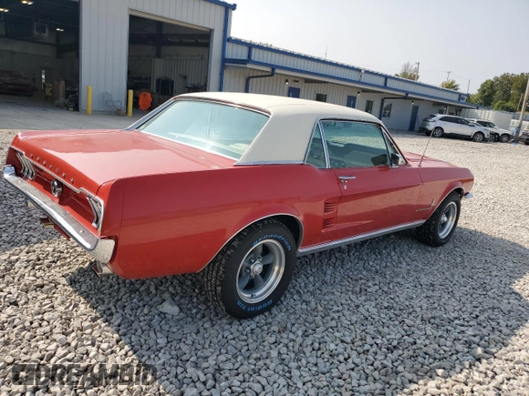1967 Ford Mustang с VIN 7T01C196570, выставлен на аукционе Copart как лот 70523714 с пробегом 86 101 миль миль и Чистый • Clean title. История ставок и продаж доступна на DreamBid. Изображение 3.