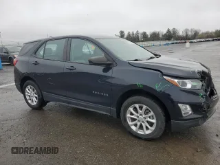 2021 Chevrolet Equinox LS with VIN 3GNAX5EV0MS141383, listed as a Copart auction lot 50166565 with 77,852 mi miles and Salvage title. Bid and sale history available at DreamBid. Image 4.