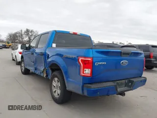 2015 Ford F-150 XL with VIN 1FTEW1CP2FKF15498, listed as a IAAI auction lot 41654196 with 103,200 mi miles. Bid and sale history available at carsss.com. Image 3.