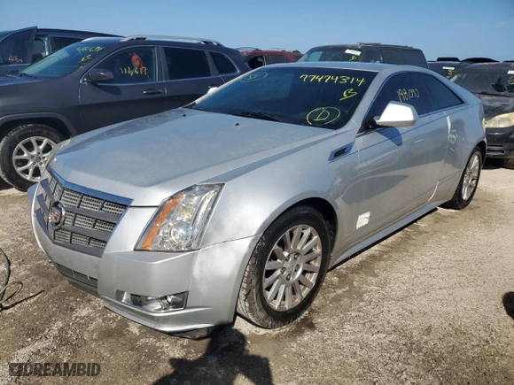 2011 Cadillac CTS Coupe Performance with VIN 1G6DJ1ED2B0110389, listed as a Copart auction lot 77474314 with 198,090 mi miles and Non Repairable. Bid and sale history available at carsss.com. Image 1.