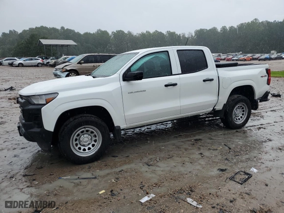 2023 Chevrolet Colorado 4WD Work Truck with VIN 1GCPTBEK5P1250771, listed as a Copart auction lot 66151624 with 14,258 mi miles and Salvage Title. Bid and sale history available at carsss.com. Image 1.