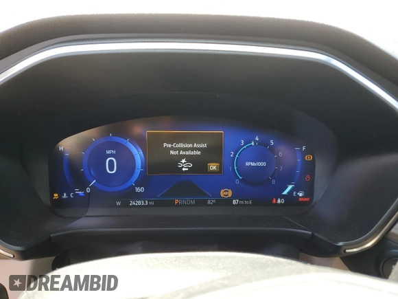 2020 Ford Escape Titanium with VIN 1FMCU9J90LUA49890, listed as a Copart auction lot 57228065 with 24,283 mi miles and Salvage title. Bid and sale history available at DreamBid. Image 9.