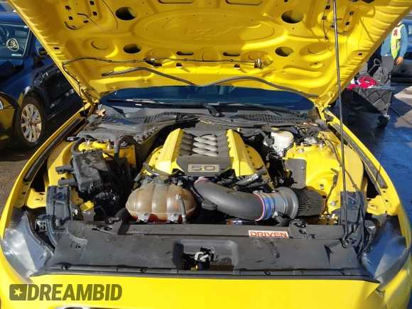 2015 Ford Mustang GT with VIN 1FA6P8CF7F5384249, listed as a IAAI auction lot 41340645 with 112,965 mi miles and . Bid and sale history available at carsss.com. Image 10.