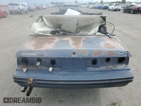 1983 Ford Mustang GT with VIN 1FABP27F3DF219165, listed as a Copart auction lot 48879475 with Not provided miles and Salvage title. Bid and sale history available at DreamBid. Image 6.