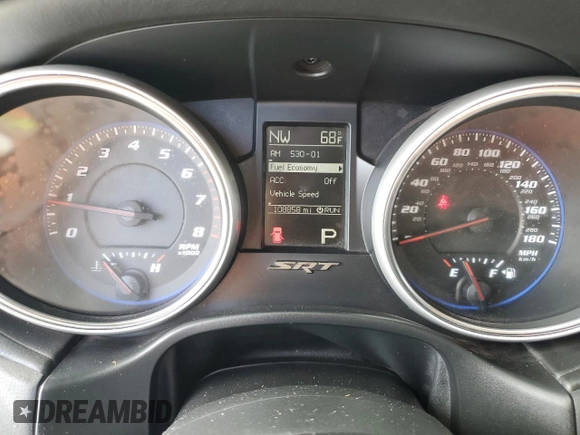 2012 Jeep Grand Cherokee SRT8 with VIN 1C4RJFDJ7CC217641, listed as a Copart auction lot 44060105 with 108,858 mi miles and Salvage Title. Bid and sale history available at carsss.com. Image 9.