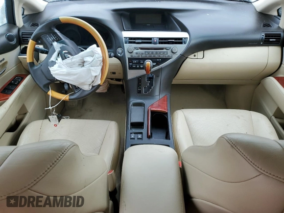 2012 Lexus RX 350 with VIN 2T2BK1BA8CC141614, listed as a Copart auction lot 54475895 with Not provided miles and Clean title. Bid and sale history available at DreamBid. Image 8.