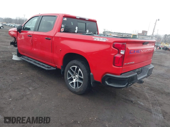 2020 Chevrolet Silverado 1500 LT Trail Boss with VIN 1GCPYFED8LZ194475, listed as a IAAI auction lot 41469184 with 101,016 mi miles. Bid and sale history available at carsss.com. Image 3.