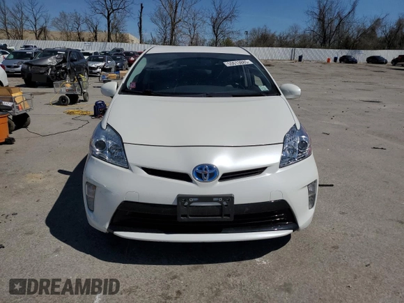 2012 Toyota Prius One with VIN JTDKN3DU9C5455557, listed as a Copart auction lot 50613885 with 131,870 mi miles and Salvage Title. Bid and sale history available at carsss.com. Image 5.