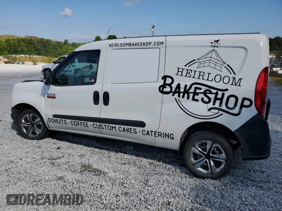 2020 Ram ProMaster City Cargo Tradesman with VIN ZFBHRFAB1L6P28247, listed as a Copart auction lot 59265814 with Not Provided miles and Salvage Title. Bid and sale history available at DreamBid. Image 2.