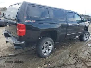 2014 Chevrolet Silverado 1500 LTZ with VIN 1GCVKSEC8EZ156725, listed as a Copart auction lot 43711365 with 127,224 mi miles and Salvage Title. Bid and sale history available at DreamBid. Image 3.