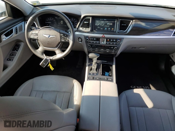 2018 Genesis G80 3.8L with VIN KMHGN4JE0JU216079, listed as a Copart auction lot 72287184 with 37,576 mi miles and Salvage Title. Bid and sale history available at carsss.com. Image 8.