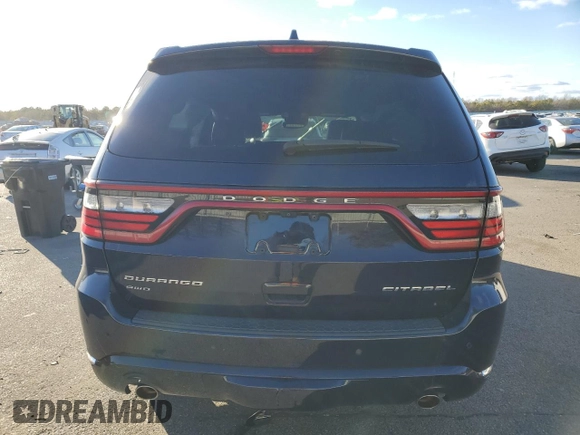 2017 Dodge Durango Citadel with VIN 1C4SDJET6HC814038, listed as a Copart auction lot 87161664 with 80,874 mi miles and Salvage Title. Bid and sale history available at DreamBid. Image 6.