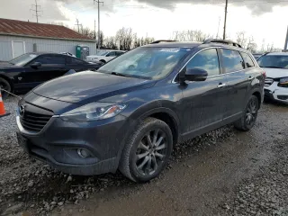 2015 Mazda CX-9 Grand Touring with VIN JM3TB2DA3F0459285, listed as a Copart auction lot 46075045 with 102,336 mi miles and Salvage Title. Bid and sale history available at carsss.com. Image 1.