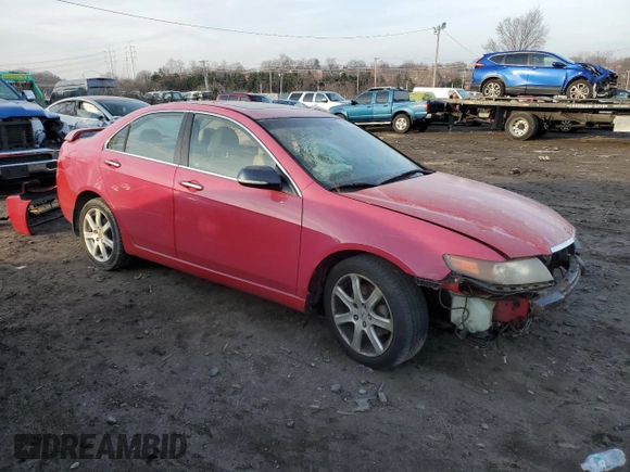 2004 Acura TSX w/Navigation with VIN JH4CL96994C030020, listed as a Copart auction lot 85901554 with 211,224 mi miles and Salvage Title. Bid and sale history available at carsss.com. Image 4.