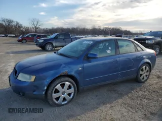 2003 Audi A4 1.8T with VIN WAULC68E13A156261, listed as a Copart auction lot 74357434 with 135,386 mi miles and Non Repairable. Bid and sale history available at carsss.com. Image 1.