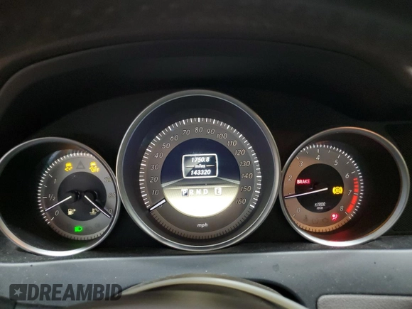 2012 Mercedes-Benz C 300 Sport with VIN WDDGF8BB1CR230744, listed as a Copart auction lot 80452834 with 143,320 mi miles and Salvage Title. Bid and sale history available at DreamBid. Image 9.