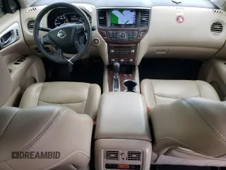 2018 Nissan Pathfinder Platinum with VIN 5N1DR2MM8JC666874, listed as a Copart auction lot 76594074 with 258,012 mi miles and Salvage title. Bid and sale history available at DreamBid. Image 8.