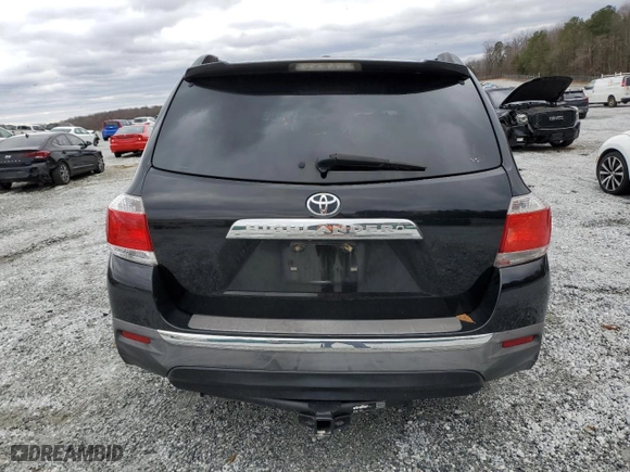 2011 Toyota Highlander with VIN 5TDZA3EH1BS008127, listed as a Copart auction lot 41624935 with 144,487 mi miles and Salvage Title. Bid and sale history available at carsss.com. Image 6.