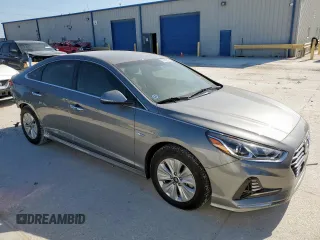 2018 Hyundai Sonata SE with VIN KMHE24L32JA079692, listed as a Copart auction lot 52740095 with 100,320 mi miles and Salvage Title. Bid and sale history available at DreamBid. Image 4.