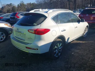 2017 Infiniti QX50 with VIN JN1BJ0RP5HM382300, listed as a IAAI auction lot 41275006 with 91,516 mi miles. Bid and sale history available at carsss.com. Image 4.