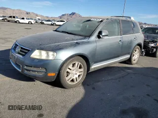 2004 Volkswagen Touareg with VIN WVGCM67L44D004471, listed as a Copart auction lot 41679075 with 114,528 mi miles and Salvage Title. Bid and sale history available at DreamBid. Image 1.