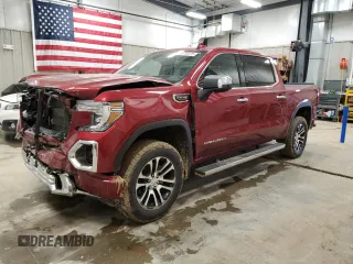 2020 GMC Sierra 1500 Denali with VIN 1GTU9FEL4LZ173615, listed as a Copart auction lot 56750275 with 54,690 mi miles and Salvage title. Bid and sale history available at DreamBid. Image 1.
