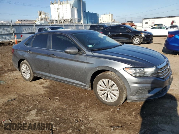 2020 Volkswagen Jetta S with VIN 3VWC57BU5LM078280, listed as a Copart auction lot 85591314 with 76,813 mi miles and Salvage title. Bid and sale history available at DreamBid. Image 4.